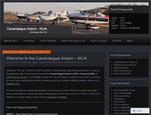 Tablet Screenshot of canandaiguaairport.com